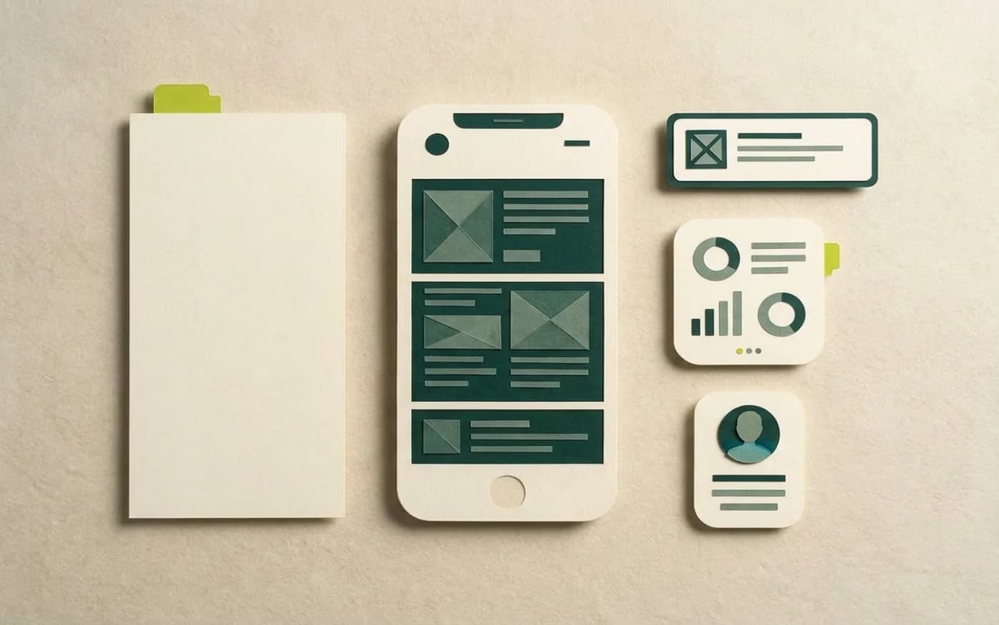 Paper folder with an iPhone app, accounts, notifications, and an App Store listing