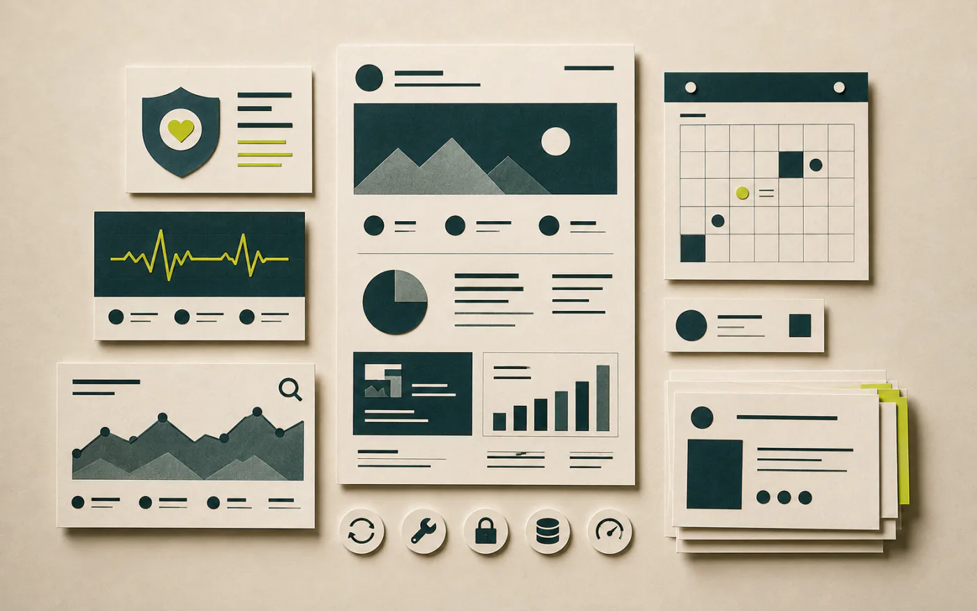 Care archive with SEO report, Search Console, and update calendar
